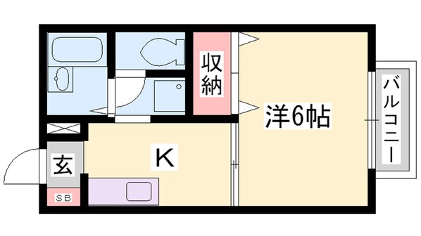 余部駅 徒歩52分 2階の物件間取画像